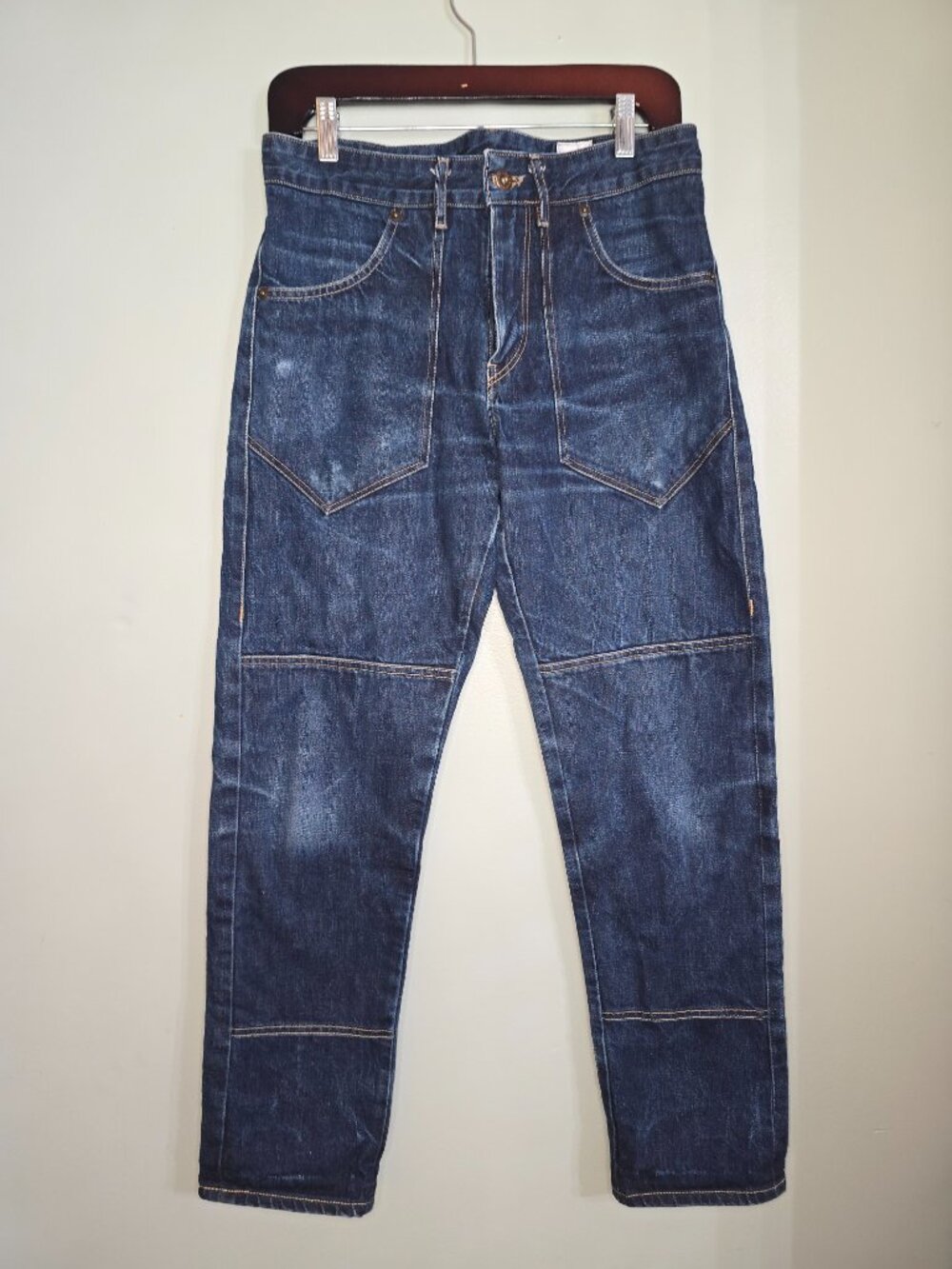 Gamine Workwear Dungaree Jeans, Women's Waist 30" Inseam 29", Gently Used $170